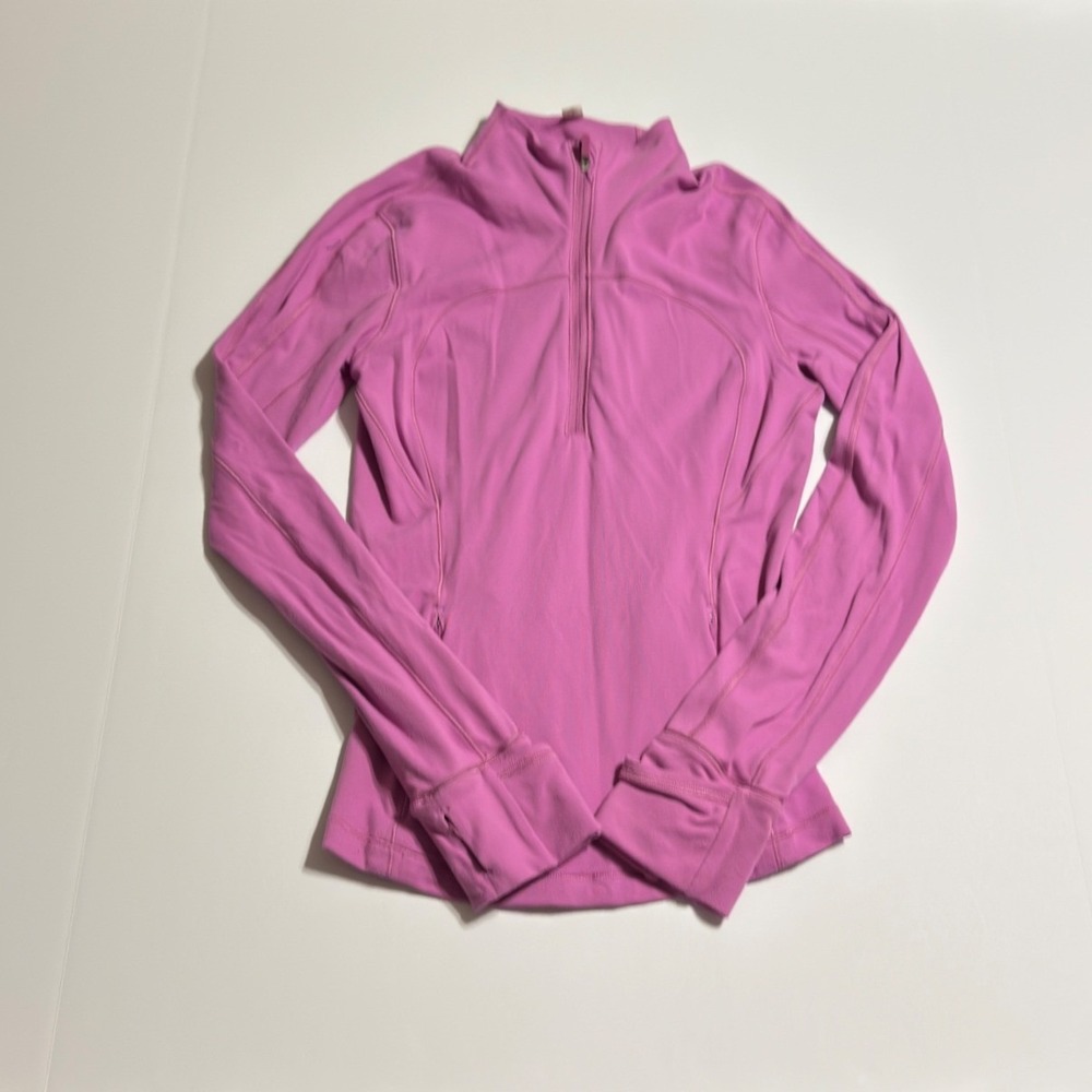Lululemon Pink Define Jacket Half Zip Pullover Activewear Size 4